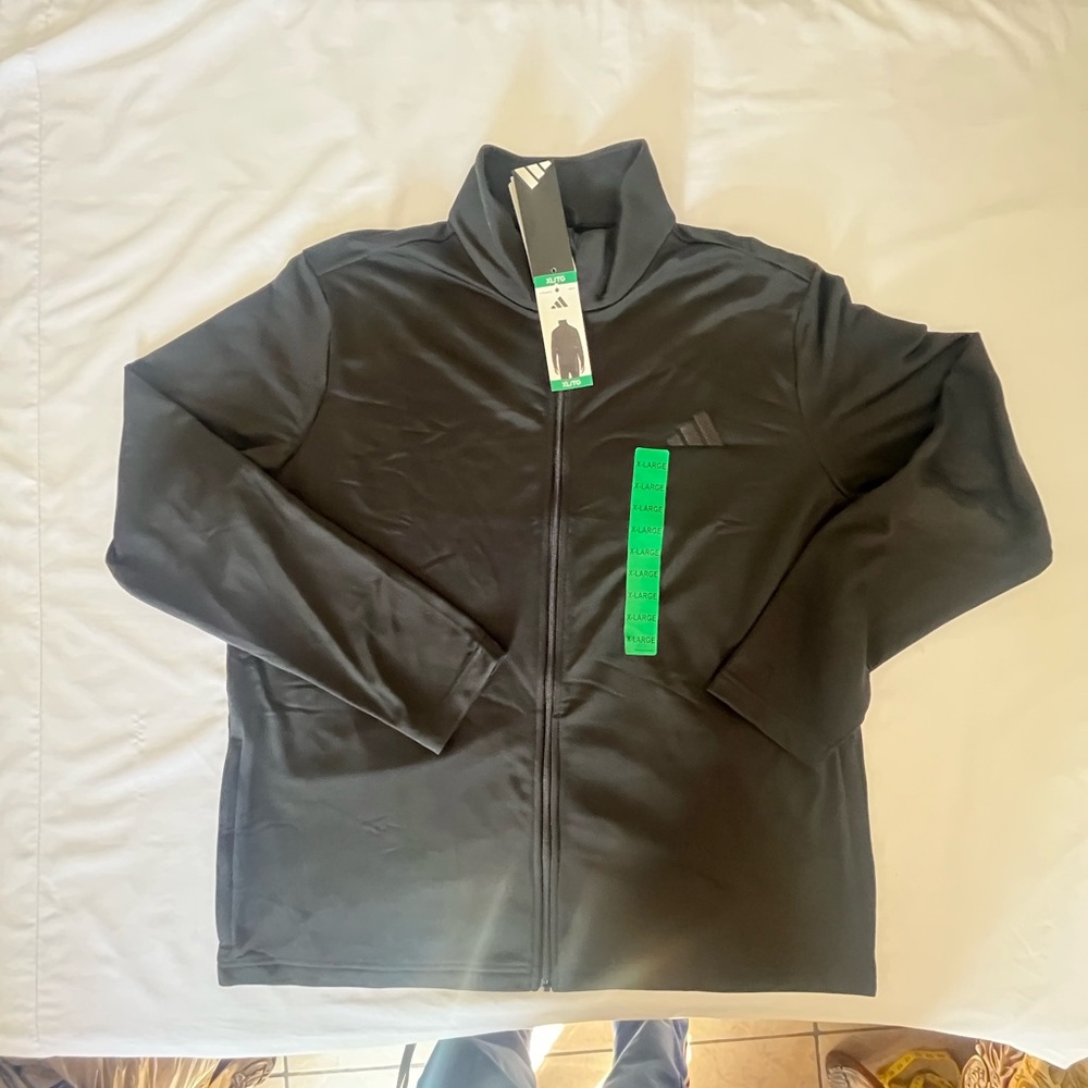 Adidas Black Zip-Up Jacket